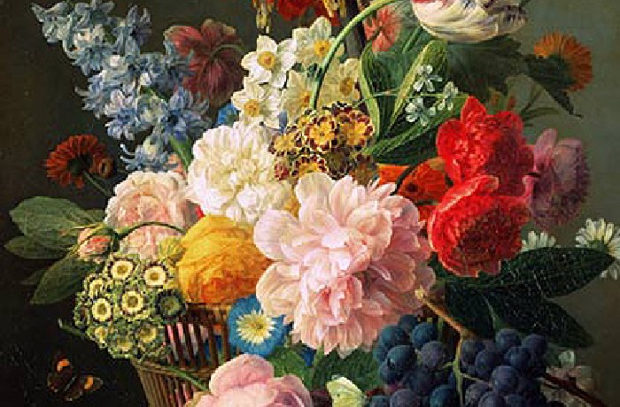 Flowers and fruit - Jan Frans van Dael