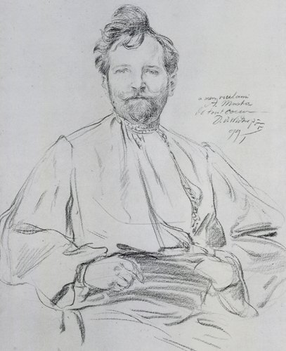 Alphonse Mucha - Self-portrait