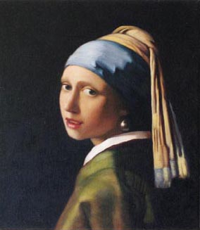 Oil Painting of The Girl with the Pearl Earring