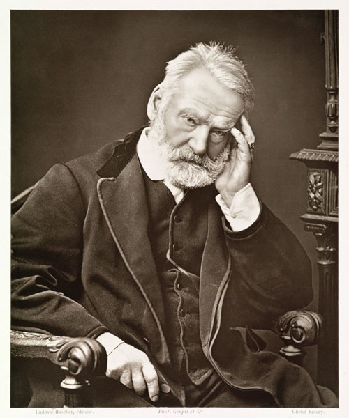 Victor Hugo (1802-85), from ''Galerie Co - French Photographer as art print  or hand painted oil.