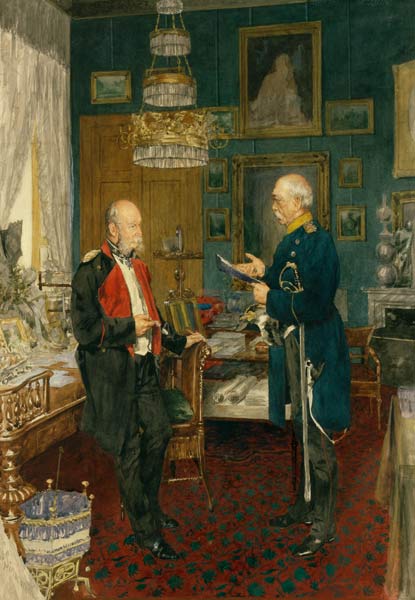 Bismarck with Wilhelm I from Siemenroth