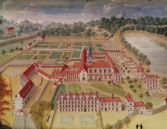 General View of the Abbey from ''l''Abbaye de Port-Royal'', c.1710 from (after) Louise Madelaine Cochin