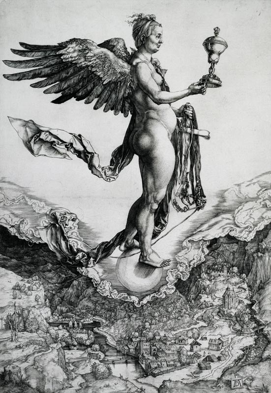 Nemesis (The Great Fortune) from Albrecht Dürer