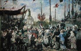 Study for 'Le 14 Juillet 1880'