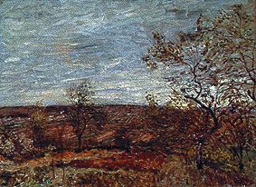 A windy day in Venaux. from Alfred Sisley