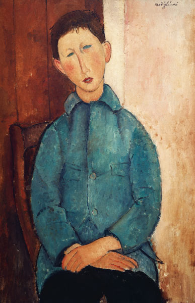 Modigliani / Boy in Blue Jacket / 1918 from Amadeo Modigliani