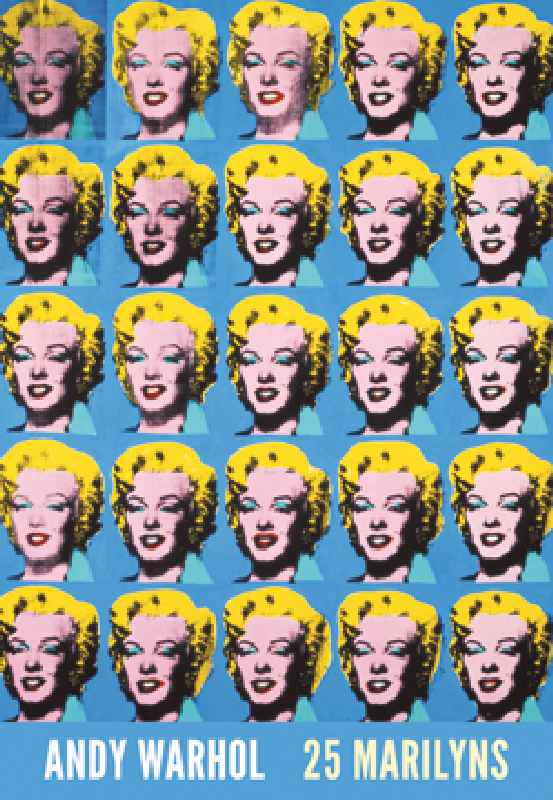 Image: Andy Warhol - Twenty-Five Colored Marilyns