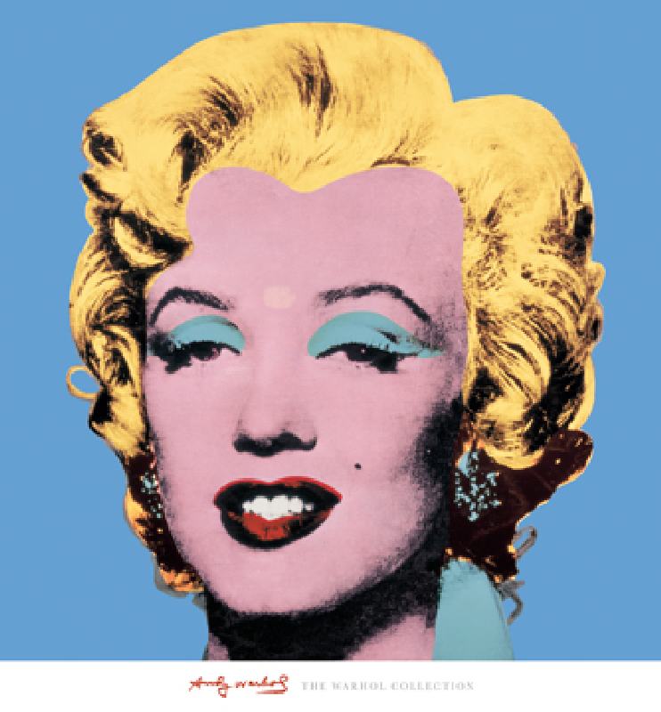 Image: Andy Warhol - Shot - Blue Marilyn  - (AW-923)