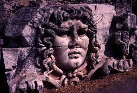 Colossal Head of Medusafrom a frieze on the Temple of Apollo from Anonymous painter