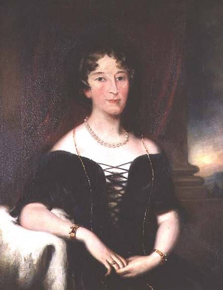 Portrait of Elizabeth, (1766-1850), wife of John Macarthur, co-founder of the Australian Wool Indust from Anonymous painter