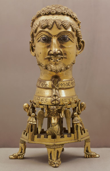 Reliquary bust of Frederick I (c.1123-1190), German,made in Aachen from Anonymous painter