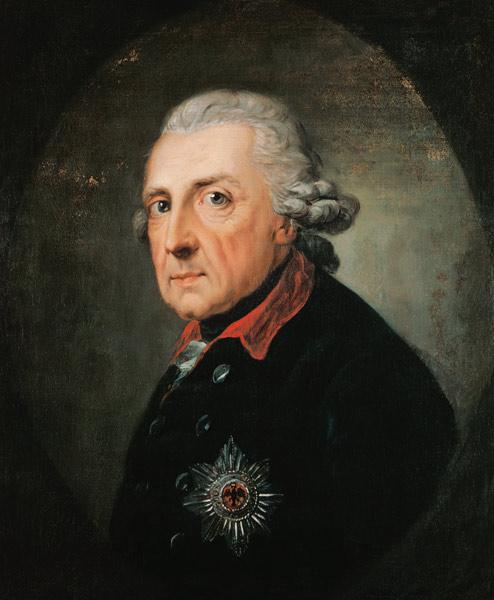 Friedrich II the Great, king of Prussia 1781