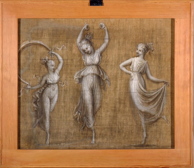 Three dancers - Antonio Canova as art print or hand painted oil.