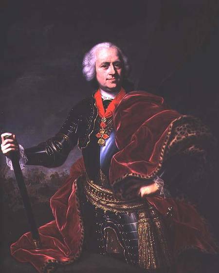 Karoly Jozsef Batthyany (1698-1772), Prince of Batthyany, Hungarian Field Marshall in Austrian servi from Austrian School