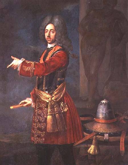Prince Eugene of Savoy (1663-1736) at the Siege of Belgrade from Austrian School