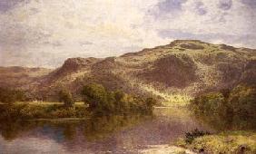 A Still Pool on the River Conway, Churchpool, Below Bettwys-y-Coed