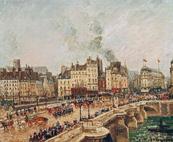 The Pont-neuf Artwork By Camille Pissarro Oil Painting & Art Prints On  Canvas For Sale -  Art Online Store