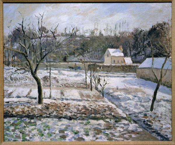 Camille Pissarro / L Hermitage, Pontoise from Camille Pissarro