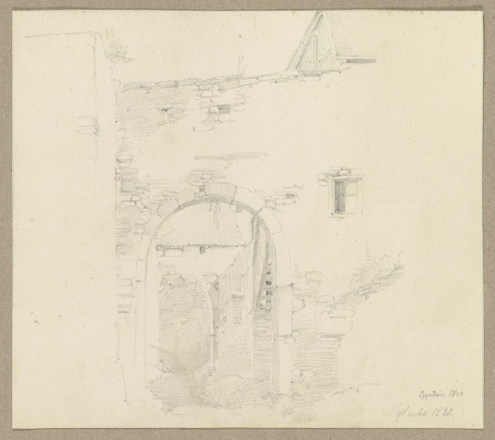Archway in Eppstein from Carl Theodor Reiffenstein