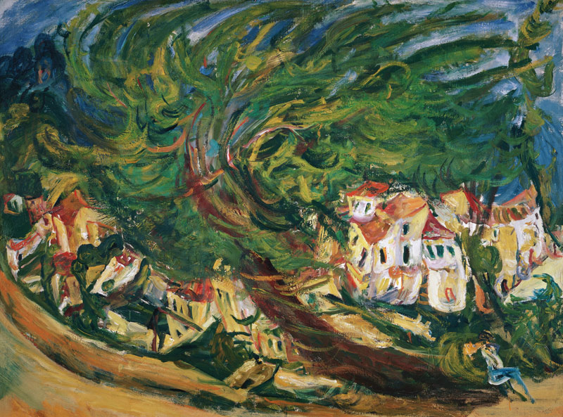 Lying tree. from Chaim Soutine