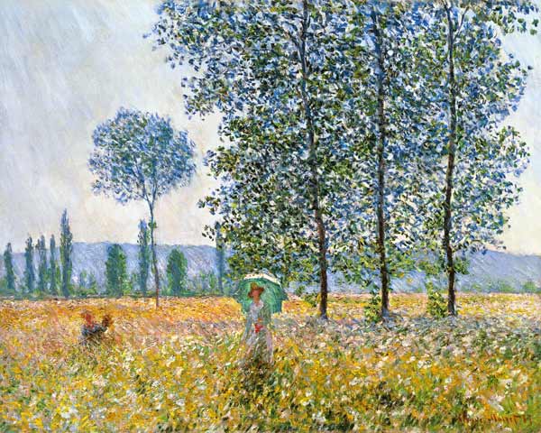 Fields in Spring from Claude Monet
