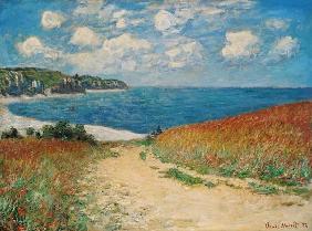 Path in the Wheat at Pourville - Claude Monet