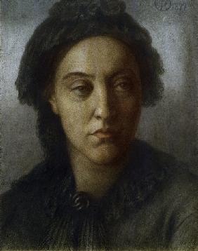 Christina Rossetti / Drawing by Rossetti