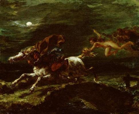 Tam O'Shanter (oil on canvas) from Delacroix