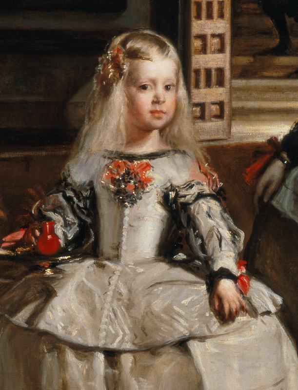 Las Meninas or The Family of Philip IV, c.1656 (detail) from Diego Rodriguez de Silva y Velázquez