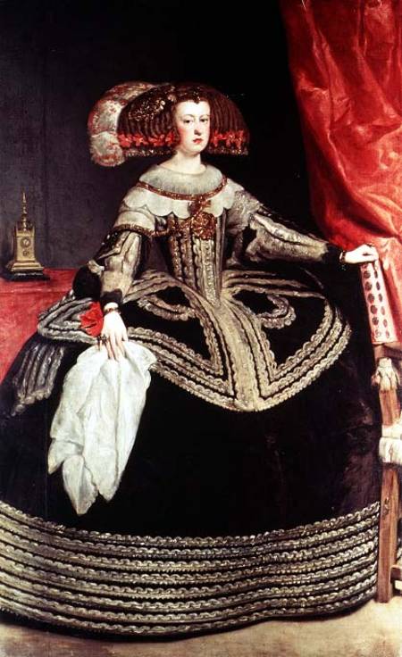 Queen Maria Anna of Spain (1635-96), wif - Diego Rodriguez de Silva y ...