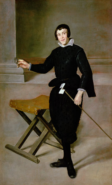 The Buffoon Juan de Calabazas (Calabacillas) from Diego Rodriguez de Silva y Velázquez