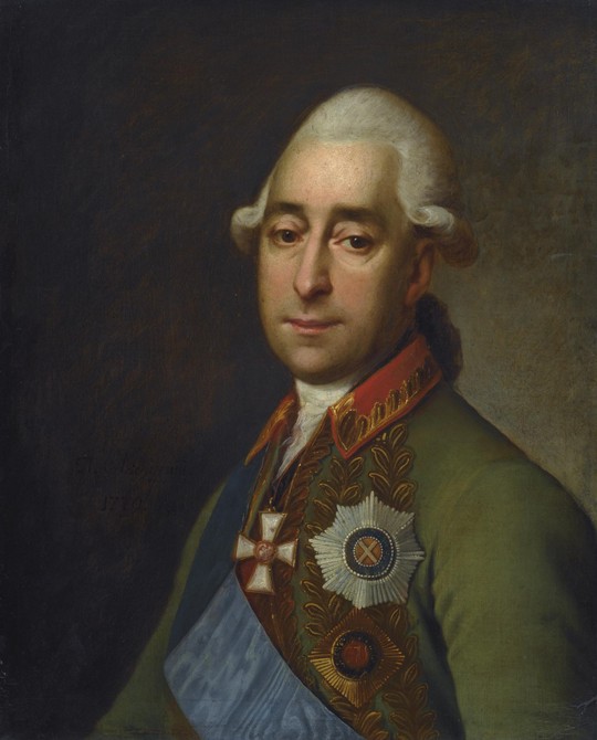 Field Marshal Prince Alexander Alexandrovich Prozorovsky (1732-1809) from Dimitrij Grigorjewitsch Lewizkij