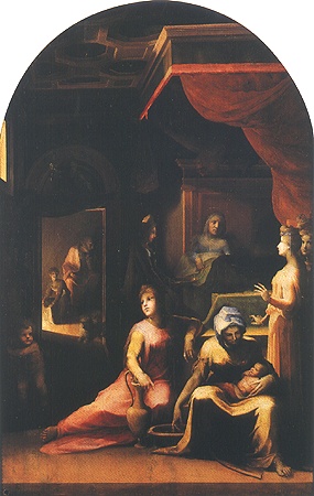 Birth Mariens from Domenico Beccafumi