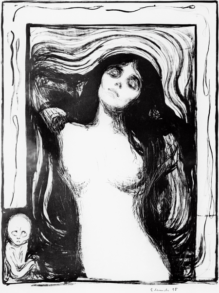 amerikansk dollar Tak for din hjælp Husk Madonna - Edvard Munch as art print or hand painted oil.