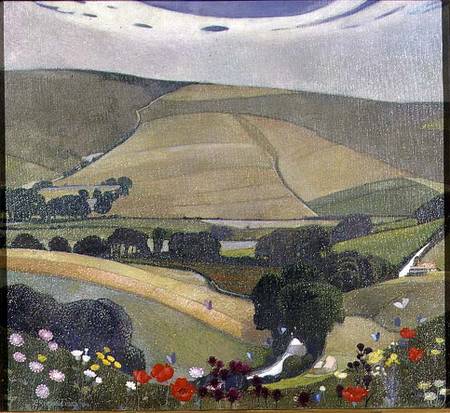 Thunderbarrow Hill, near Bramber from Edward Reginald Frampton