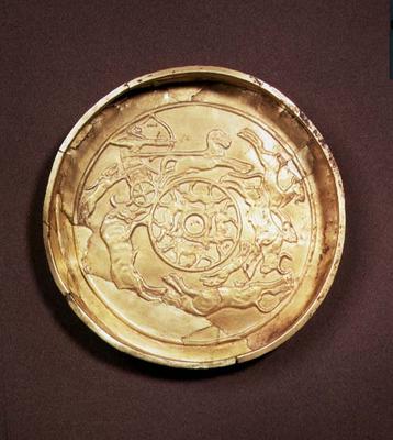 Plate (gold) from Egyptian