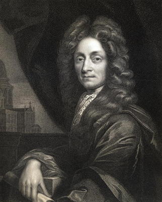 Sir Christopher Wren (1632-1723) from 'Gallery of Portraits', published in 1833 (engraving) from English School, (19th century)