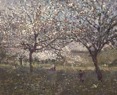 Apple Trees in Flower from Ernest Quost