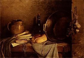 Great kitchen still life from Etienne-Pierre Théodore Rousseau