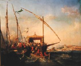 Naval Battle of Imbre in 1346