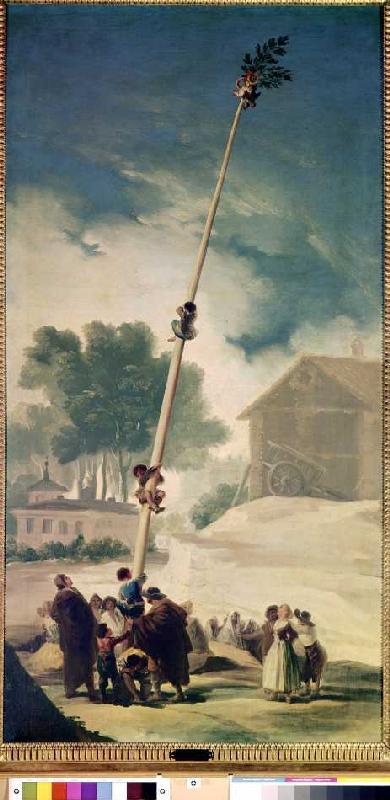 The maypole. from Francisco José de Goya