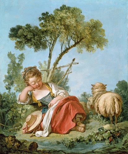 The Little Shepherdess from François Boucher