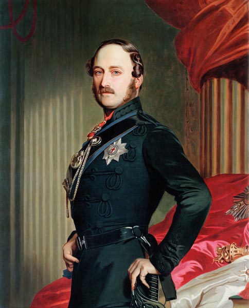 Portrait of Prince Albert (1819-61) - Franz Xaver Winterhalter as art print  or hand painted oil.