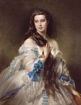 Portrait of Madame Rimsky-Korsakov (1833-78), born Varvara Dmitrievna Mergassov