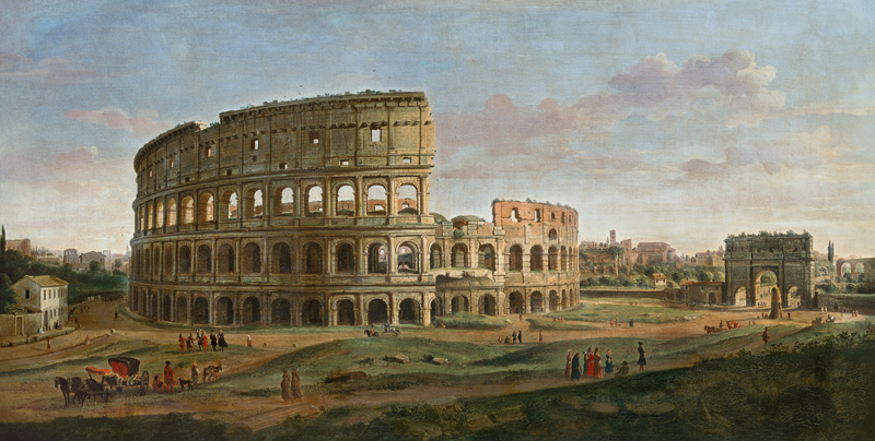 The Colosseum - Gaspar van Wittel as art print or hand painted oil.