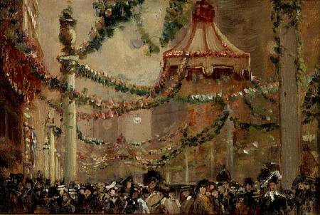 Decorations in St. James's Street for the Coronation of King George V from George Hyde Pownall