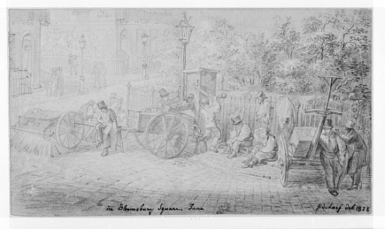 In Bloomsbury Square during the heat wave from George the Elder Scharf