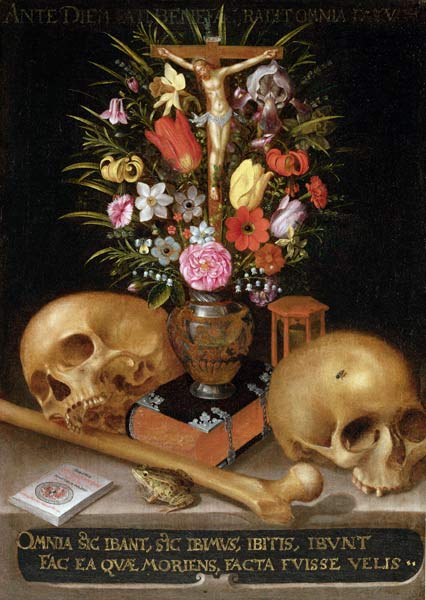 Vanitas Still Life from German School