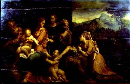 Mystic Marriage of St. Catherine from Girolamo da Carpi
