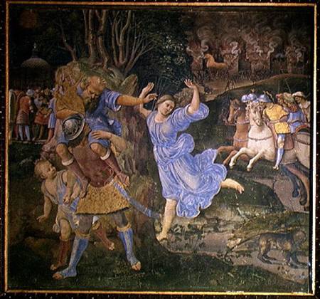 Aeneas Fleeing Troy from Girolamo Genga